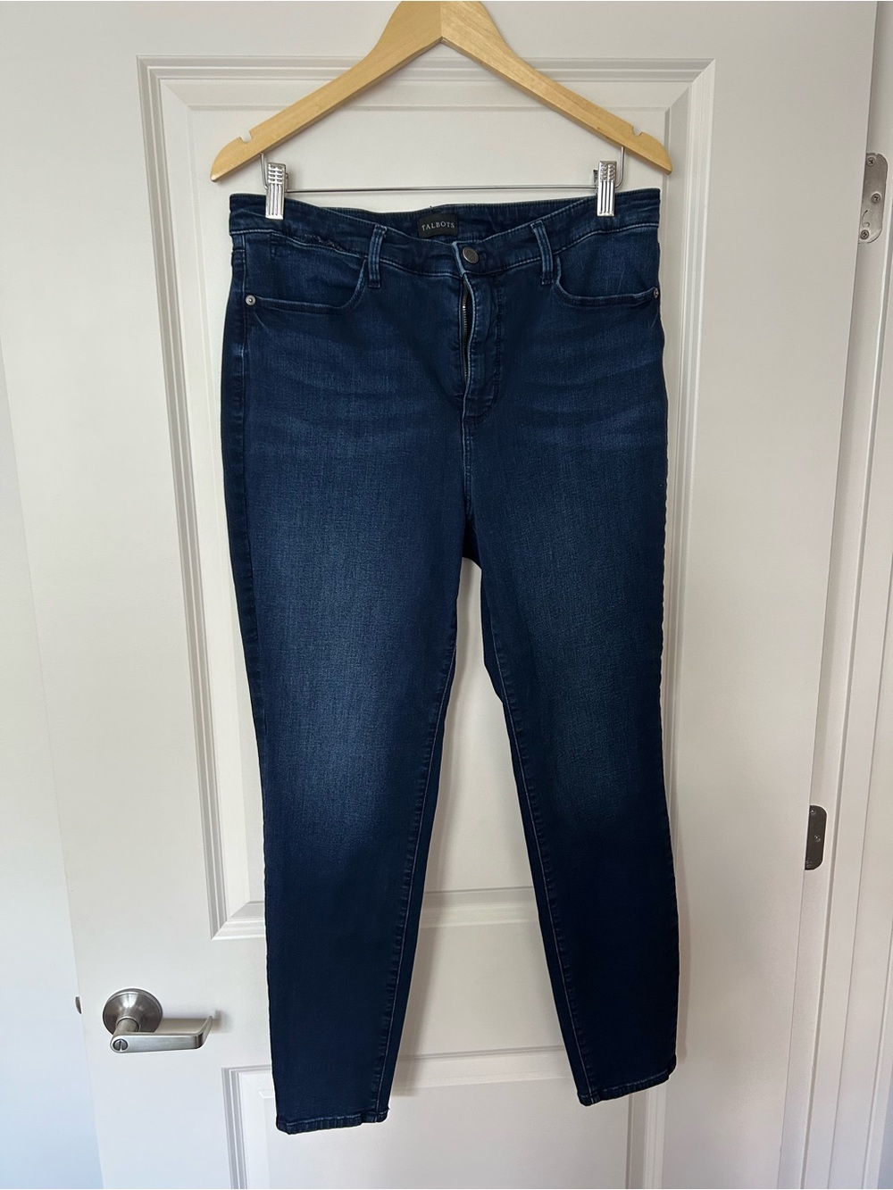 Talbots Dark Blue Straight-Leg Women's Jeans